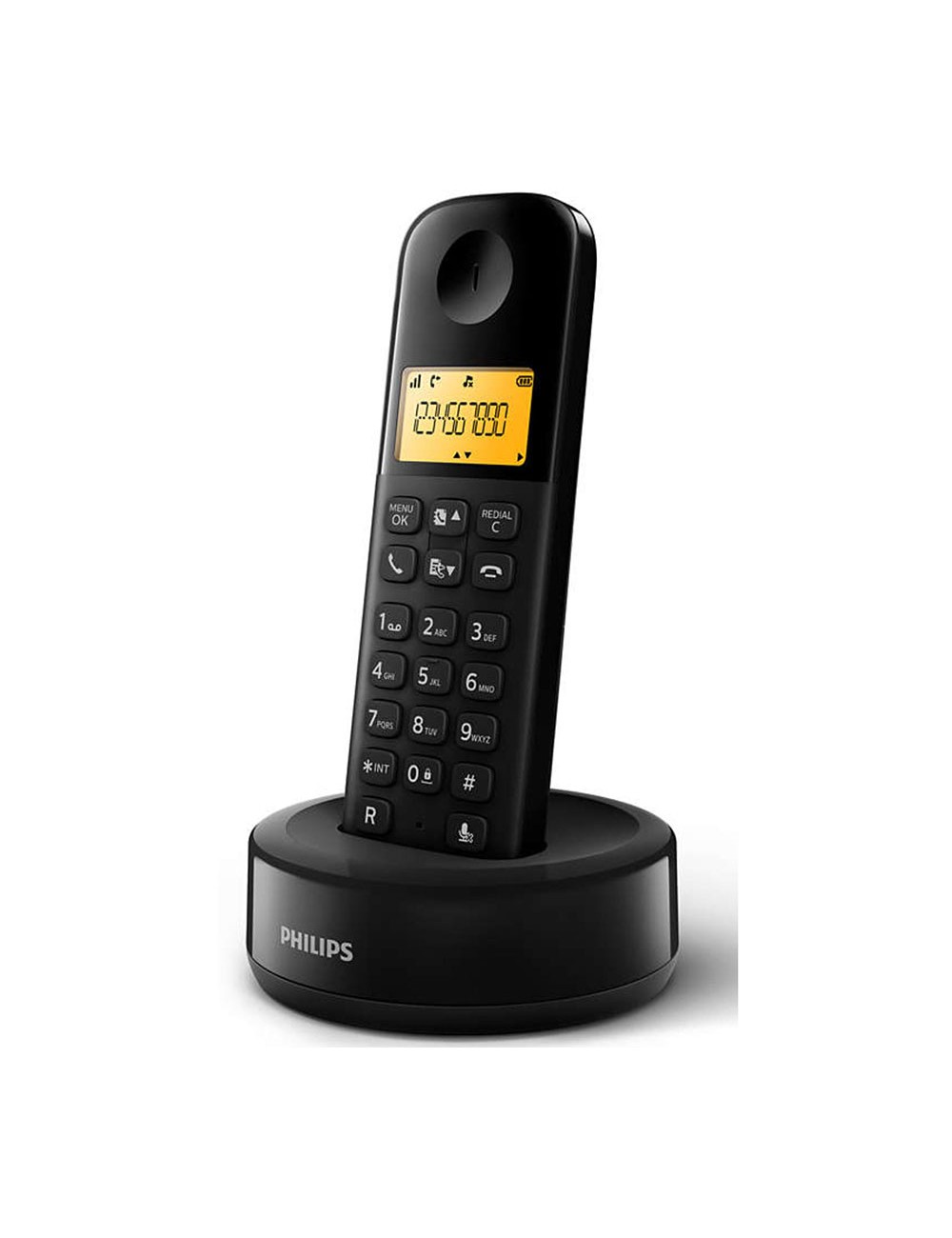 Teléfono fijo inalámbrico d1601b/34 philips