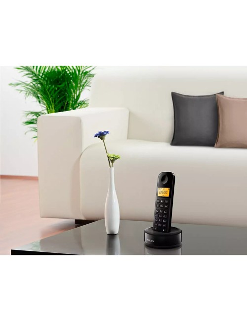 Teléfono fijo inalámbrico d1601b/34 philips