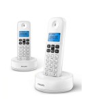 Teléfono fijo inalámbrico dual d1612w/34in philips