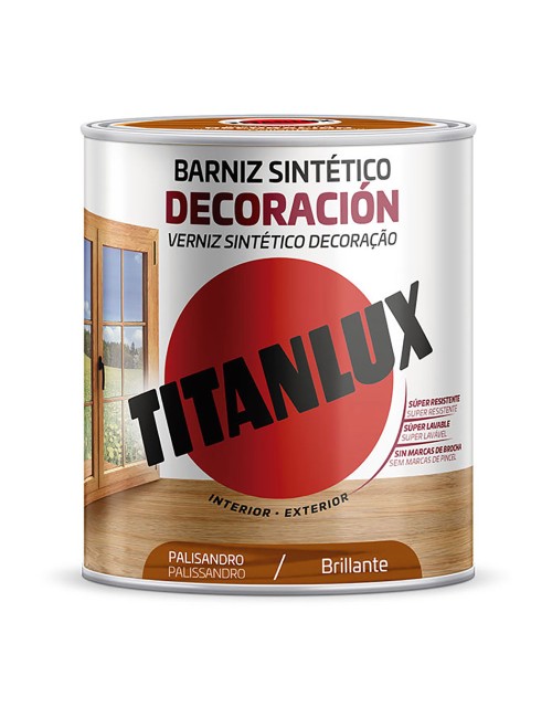 Barniz sintético decoración palisandro brillante 250 ml