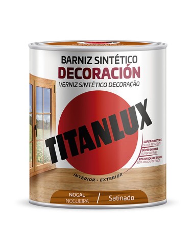 Barniz sintético decoración nogal satinado 750 ml