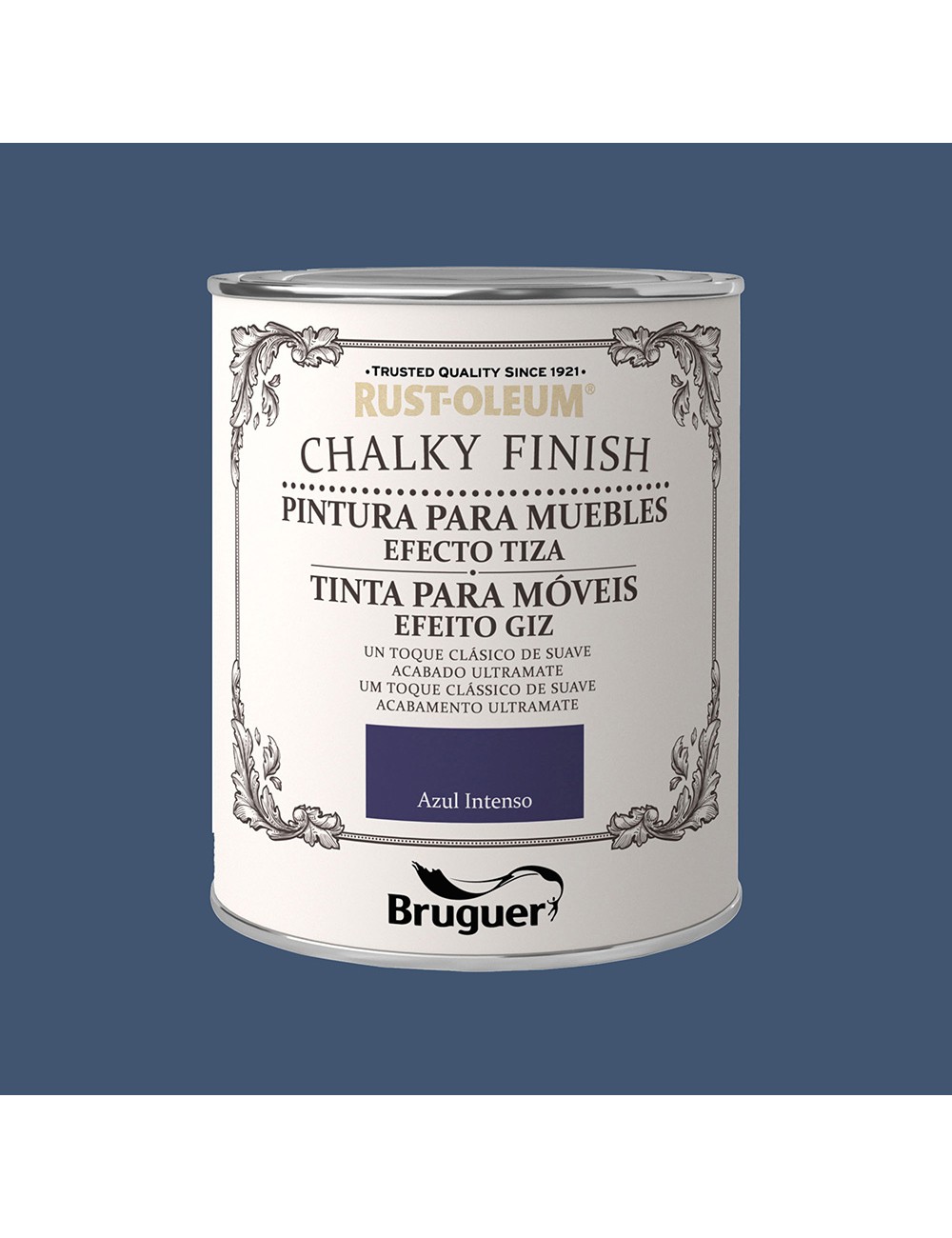 Rust-oleum chalky finish muebles azul intenso, 750 ml