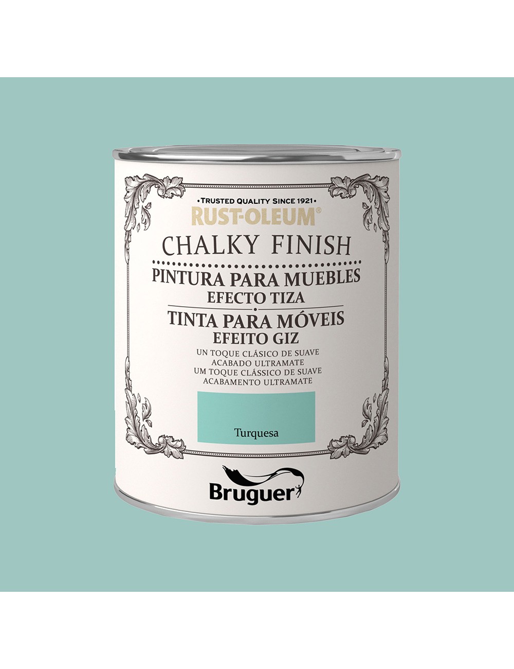 Rust-oleum chalky finish muebles turquesa, 750 ml