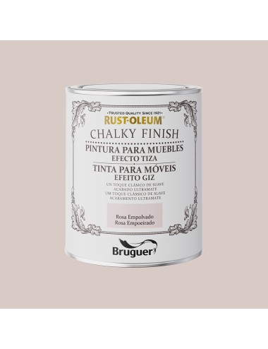 Rust-oleum chalky finish muebles rosa empolvado, 750 ml