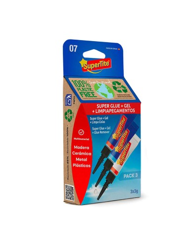 Kit instan + gel + limpiador blister 3 x 3 g