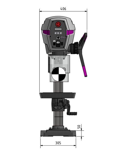 Taladro de Columna y Sobremesa  DP 26-T - 230V