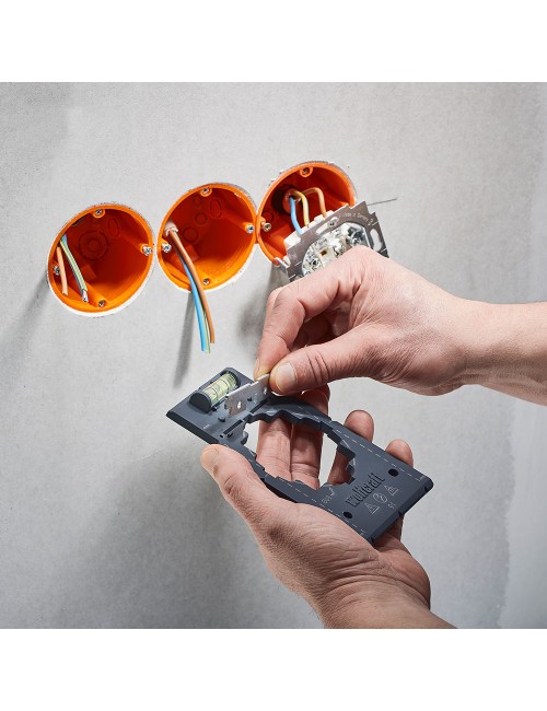 Plantilla para marcar y alinear, para medidas de 71 y 91 mm