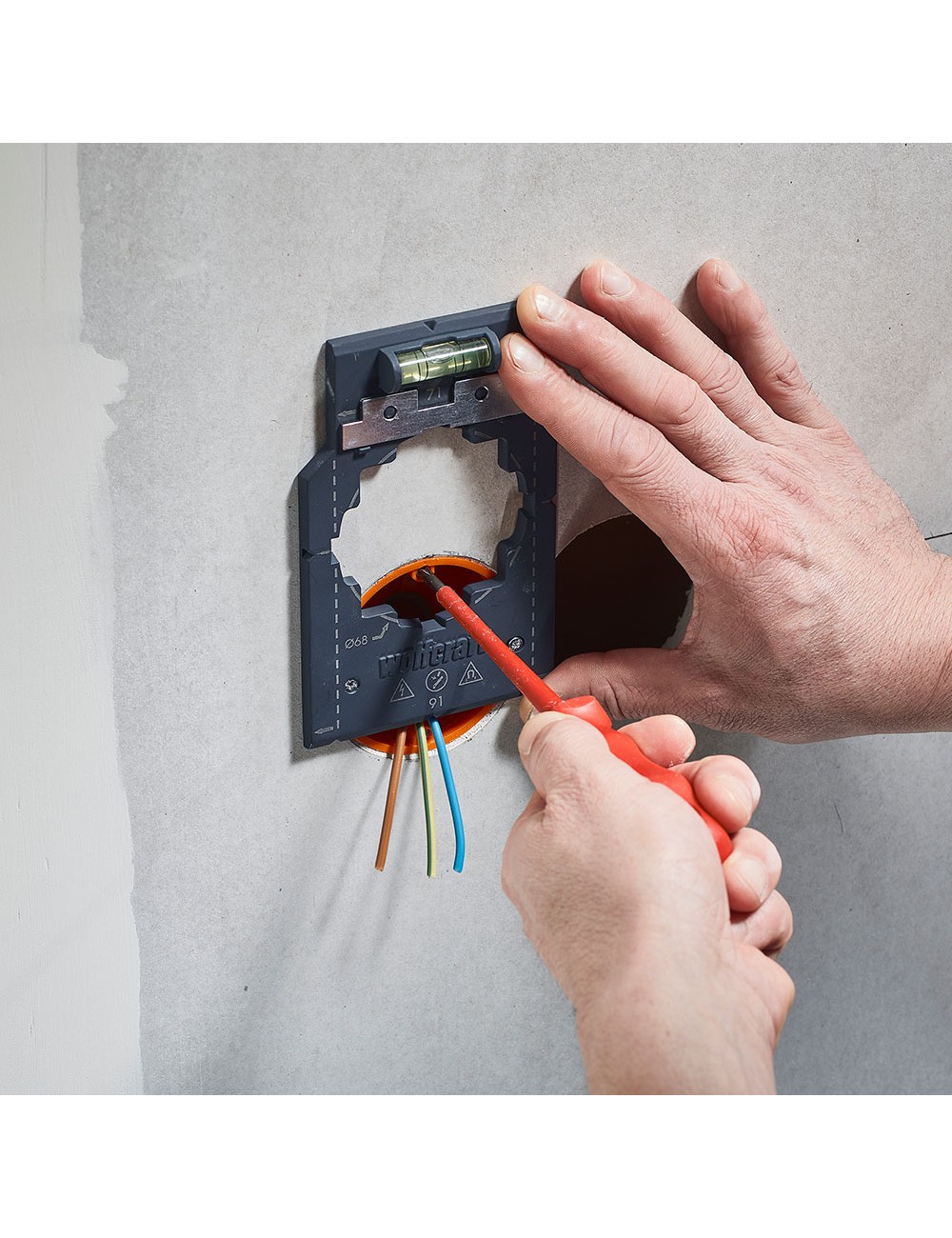 Plantilla para marcar y alinear, para medidas de 71 y 91 mm