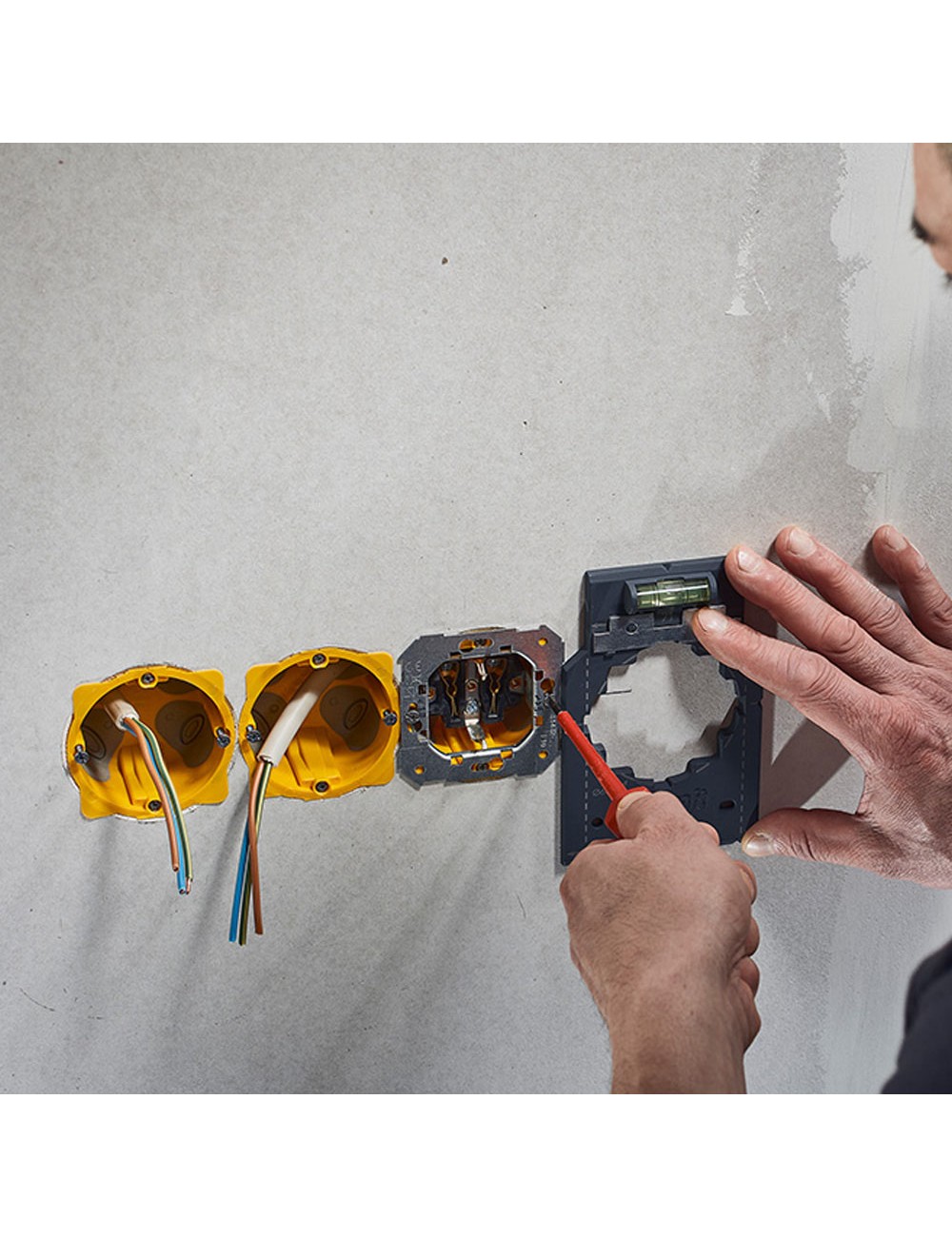 Plantilla para marcar y alinear, para medidas de 71 y 91 mm