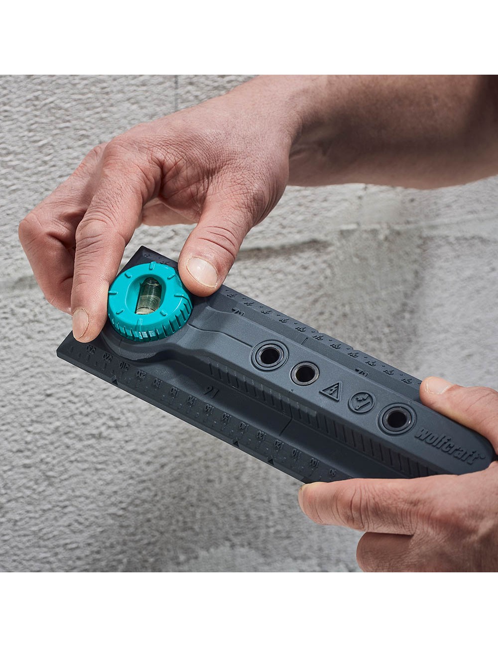 Plantilla de perforación electricidad, para medidas de 71 y 91 mm