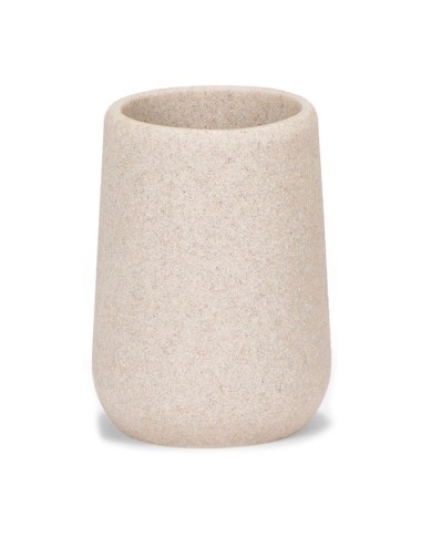 Portacepillos arenisca ø7,5 x 10,5 cm