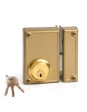Cerradura de sobreponer solo llave. derecha jis 33-7d jis