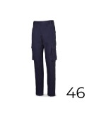 Pantalón strech 98% algodon 2% elastano 240g. azul marino talla 46 588pbsam/46