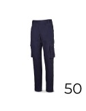 Pantalón strech 98% algodon 2% elastano 240g. azul marino talla 50 588pbsam/50