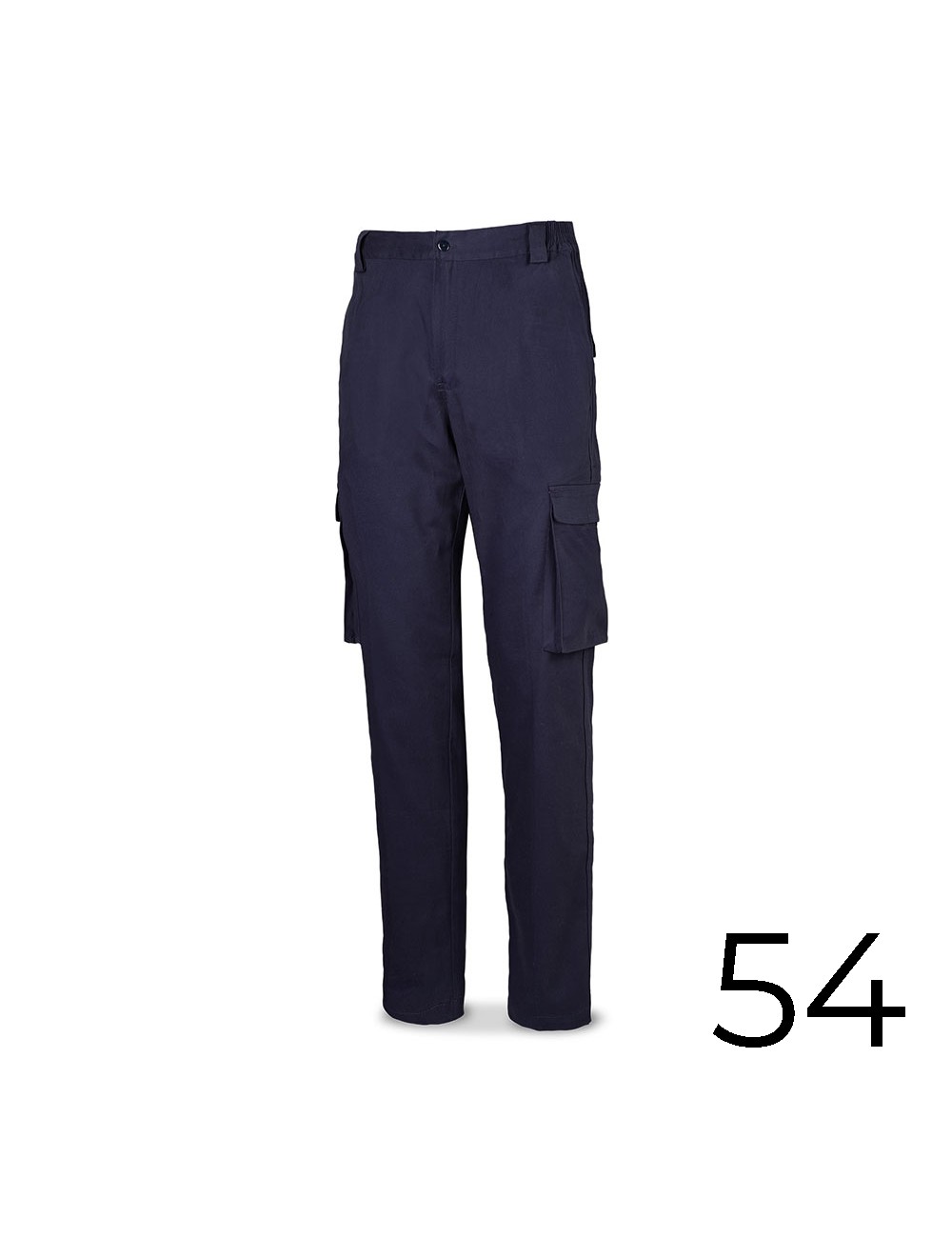 Pantalón strech 98% algodon 2% elastano 240g. azul marino talla 54 588pbsam/54