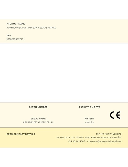 Hormigonera optimix 120 h.121lps altrad