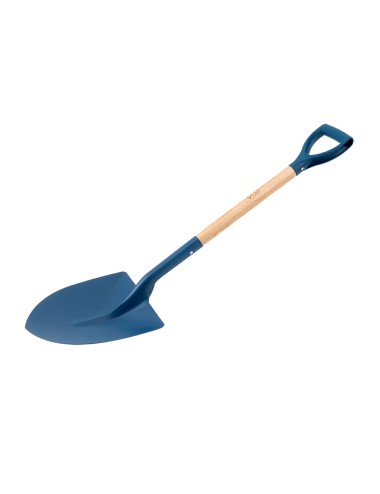 Pala punta con mango de anilla, para cavar y recoger escombros