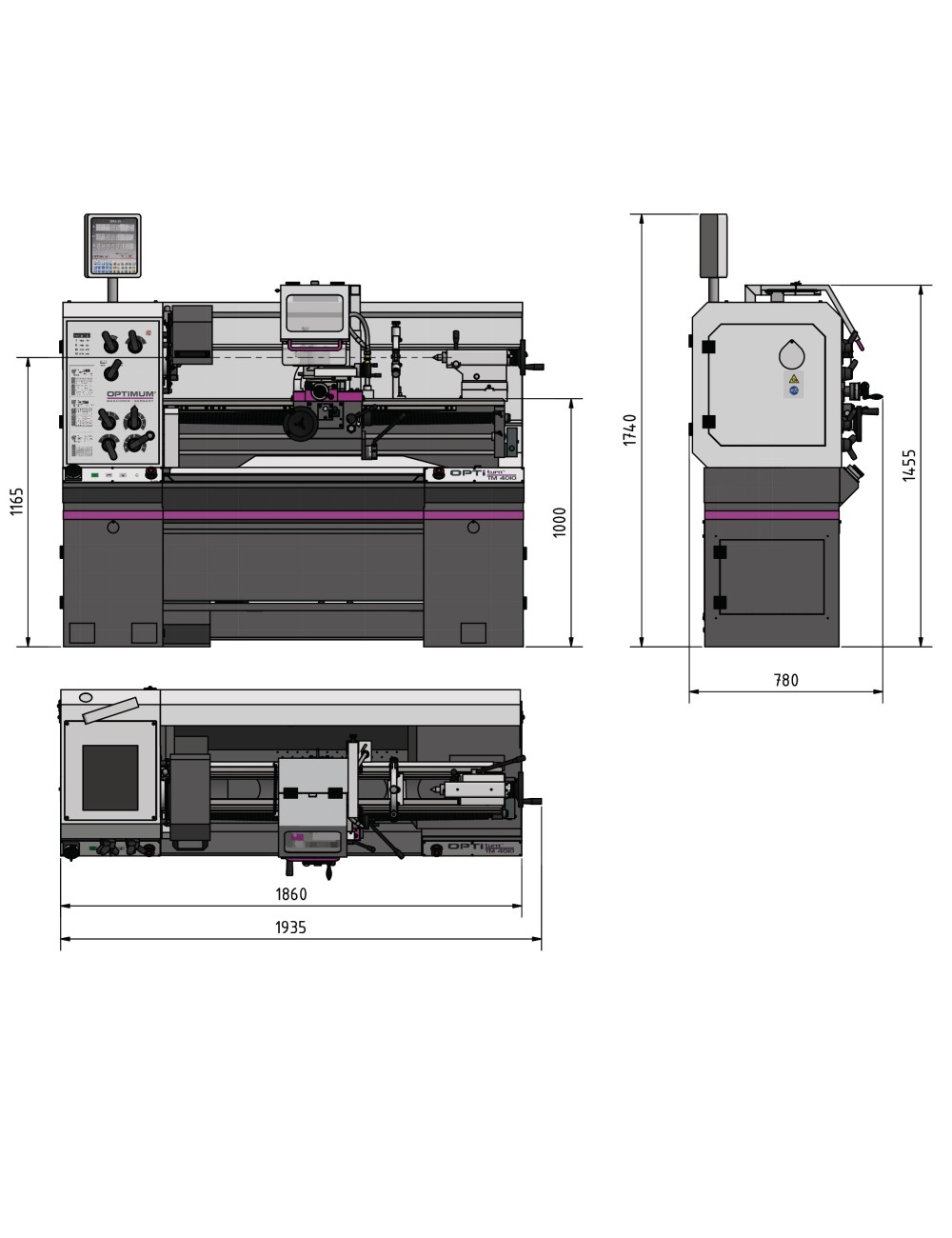 TORNO TM 4010D TORNO OPTITURN TM4010D\400V\3PH\50HZ WITH DPA21