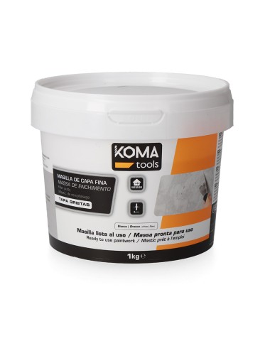 Masilla de capa fina lista al uso 1 kg
