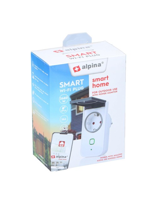 Enchufe inteligente de exterior 230v ip44 alpina