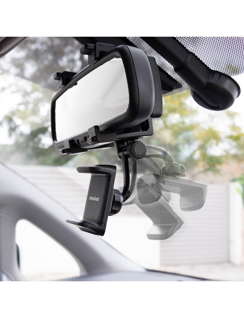 Soporte de smartphone para espejo retrovisor