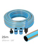 Kit manguera de jardin pro 25 m (5/8" 15 mm)