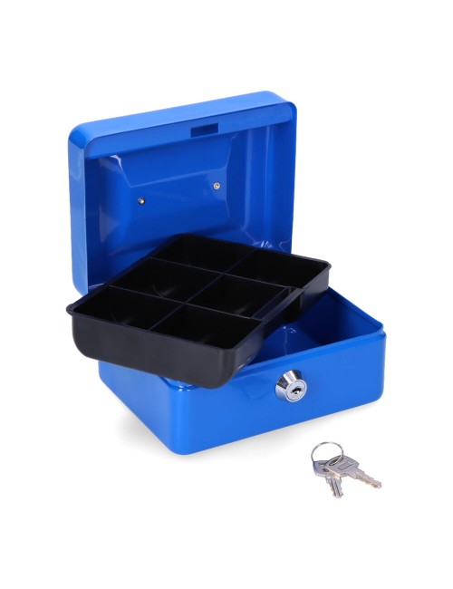 Caja de caudales cfc09 152x118x80mm azul m13391 micel