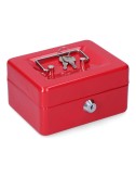 Caja de caudales cfc09 152x118x80mm rojo m13392 micel