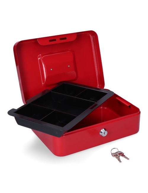 Caja de caudales cfc09 250x180x90mm rojo m13398 micel