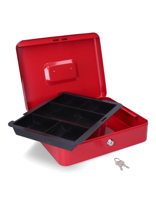 Caja de caudales cfc09 300x240x90mm rojo m13401 micel