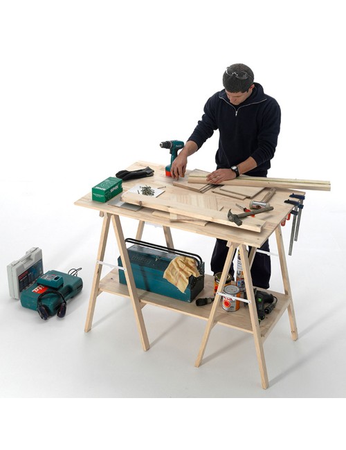 Caballete pino pro 1 metro sección 50x23mm astigarraga