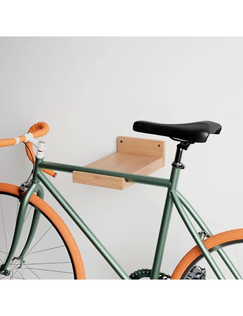 Soporte fijo bicicleta de haya lacado mate