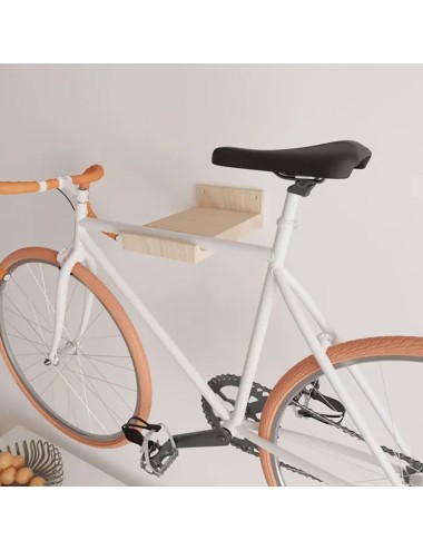 Soporte fijo bicicleta de haya lacado mate