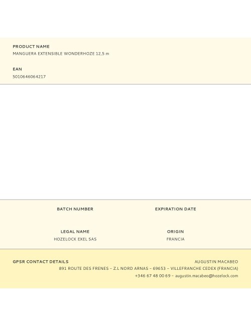 Manguera extensible wonderhoze 12,5 m