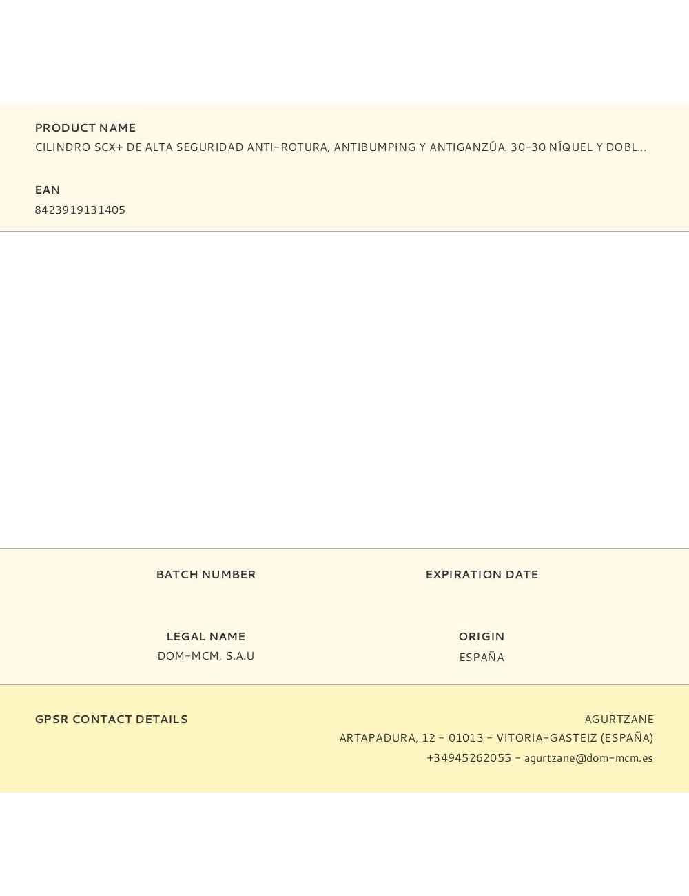Cilindro scx+ de alta seguridad anti-rotura, antibumping y antiganzúa. 30-30 níquel y doble embrague. scx+den:30-30 mcm