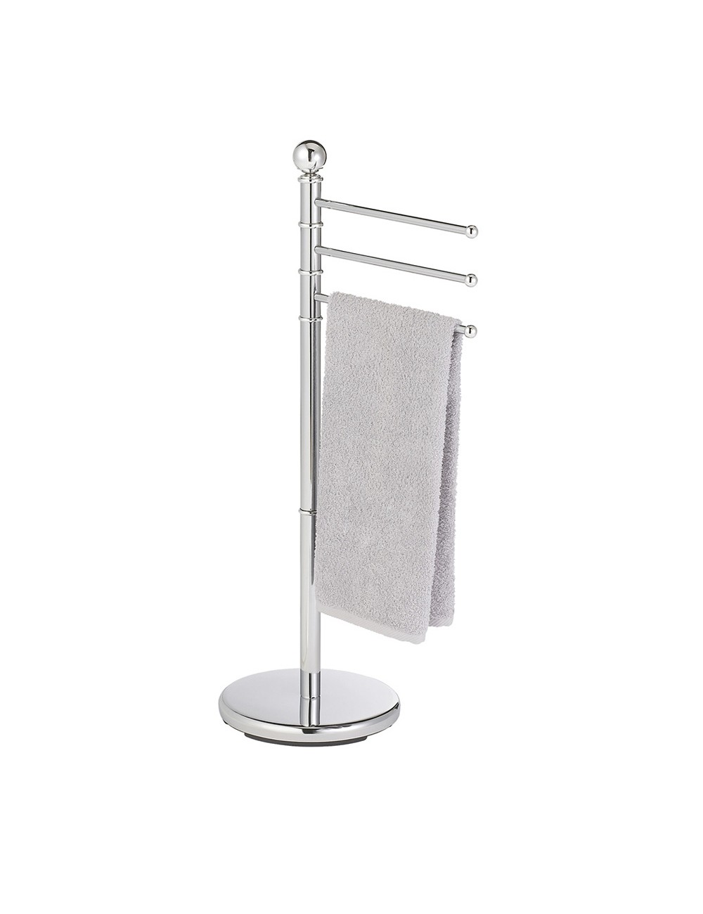 Toallero de pie exclusive cromo