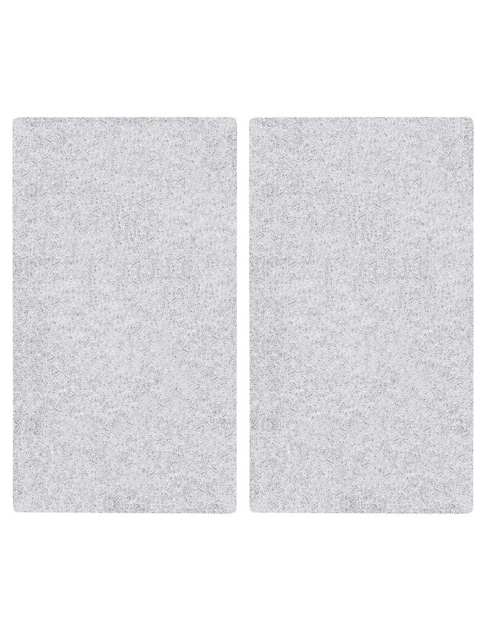 Placas cobertoras de vidrio transparente 30 x 52 cm, 2 uds