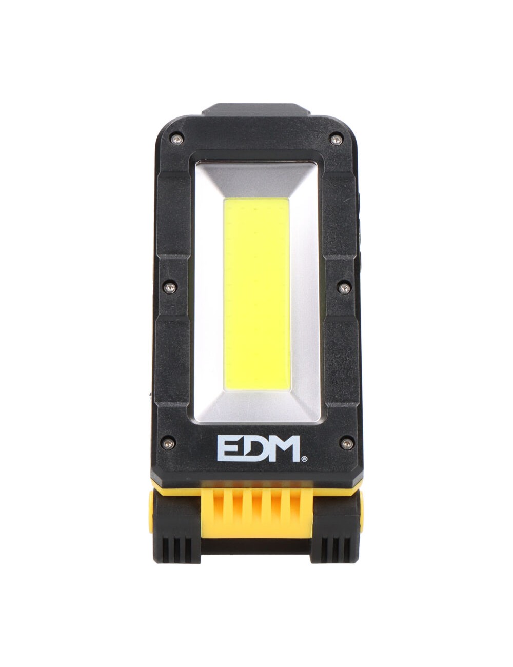 Linterna de trabajo led recargable con base basculante