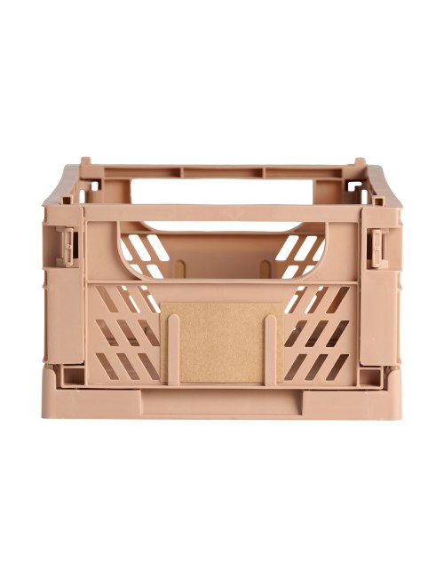 Caja almacenaje plegable arena 33 x 24,5 x 15 cm