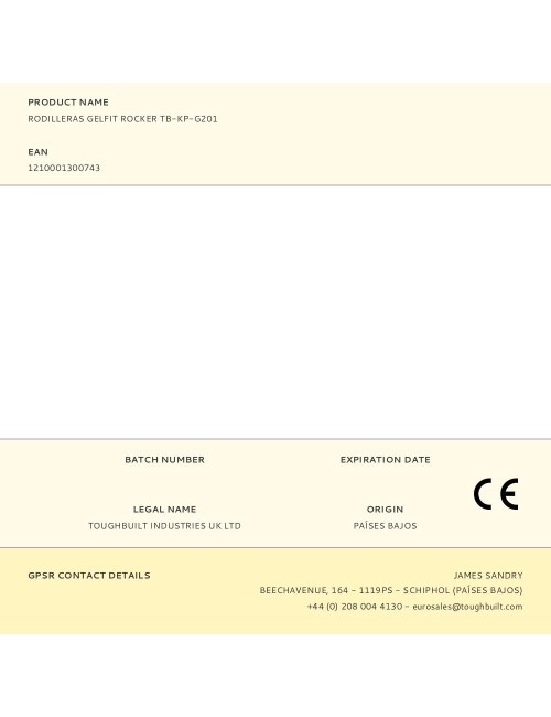 Rodilleras gelfit rocker tb-kp-g201