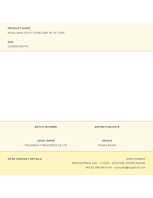 Rodilleras gelfit stabilizer tb-kp-g205