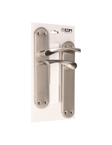 Blister juego de manillas 707 niquel satinado edm