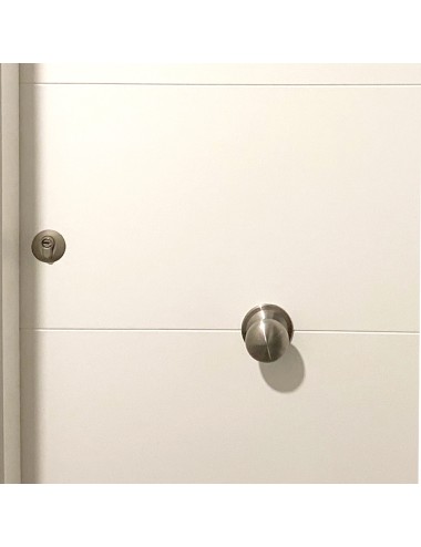 Blister pomo puerta liso pp02 70mm inox. micel