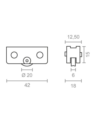 Rodamiento cll/104 rd18 zincado