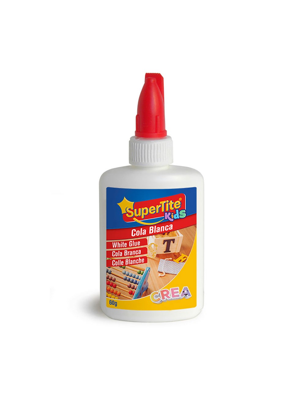 Cola blanca escolar, bote 60 g