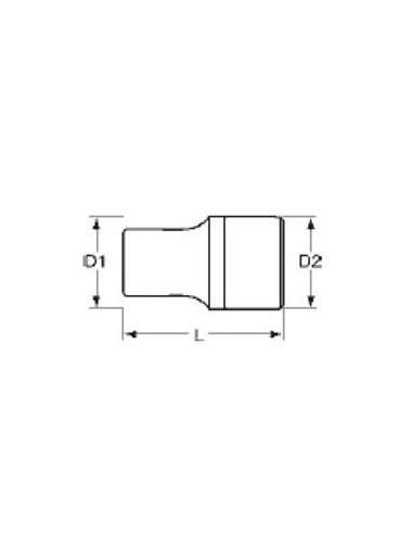 VASO TORX  1\4" E4 M140704-C