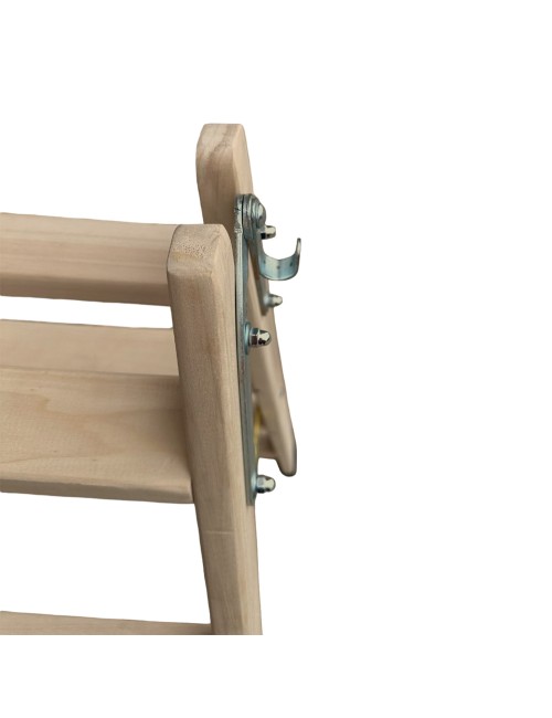 Escalera de madera 5 peldaños 139cm plabell