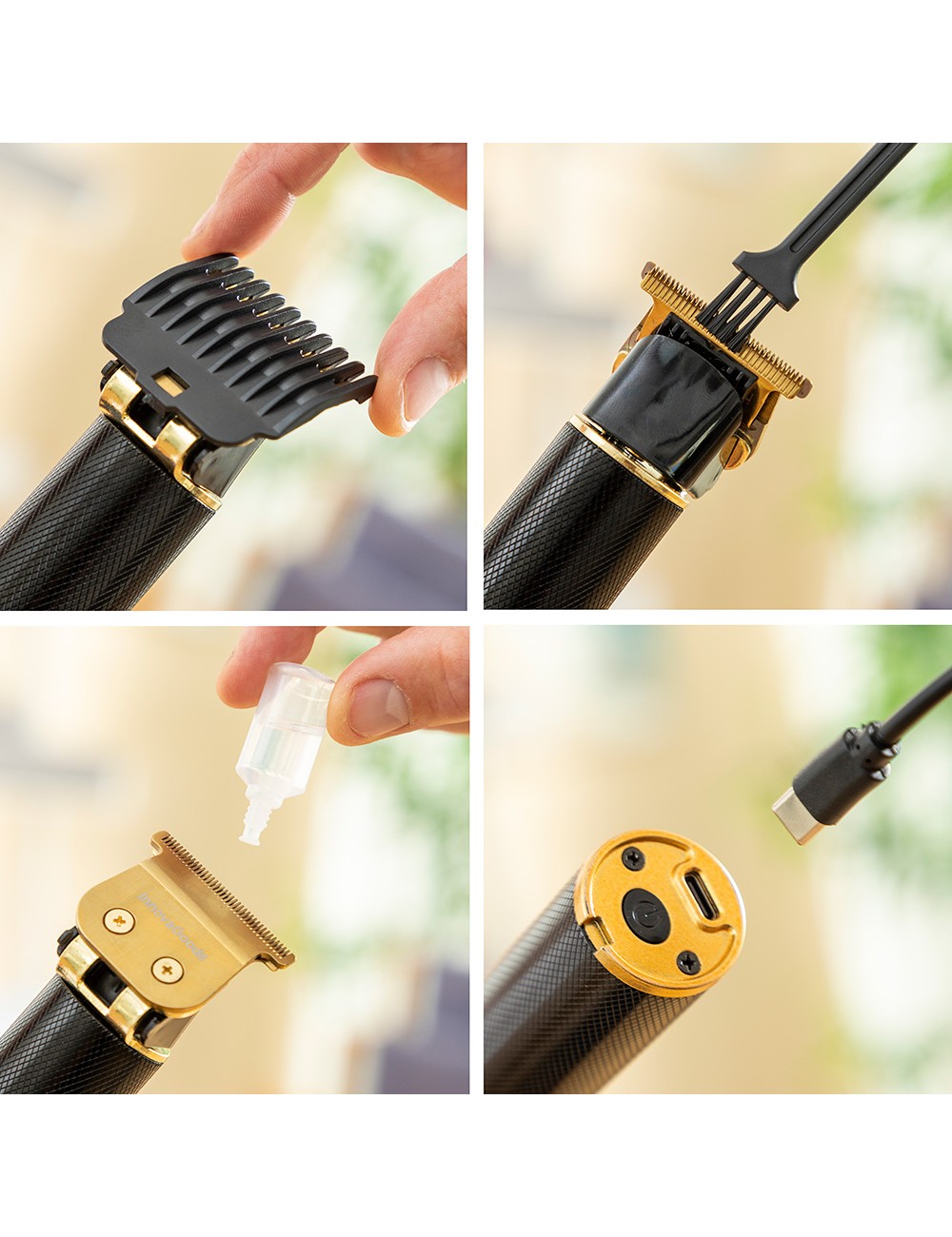 Corta cabellos profesional recargable con accesorios v0103734 innovagoods