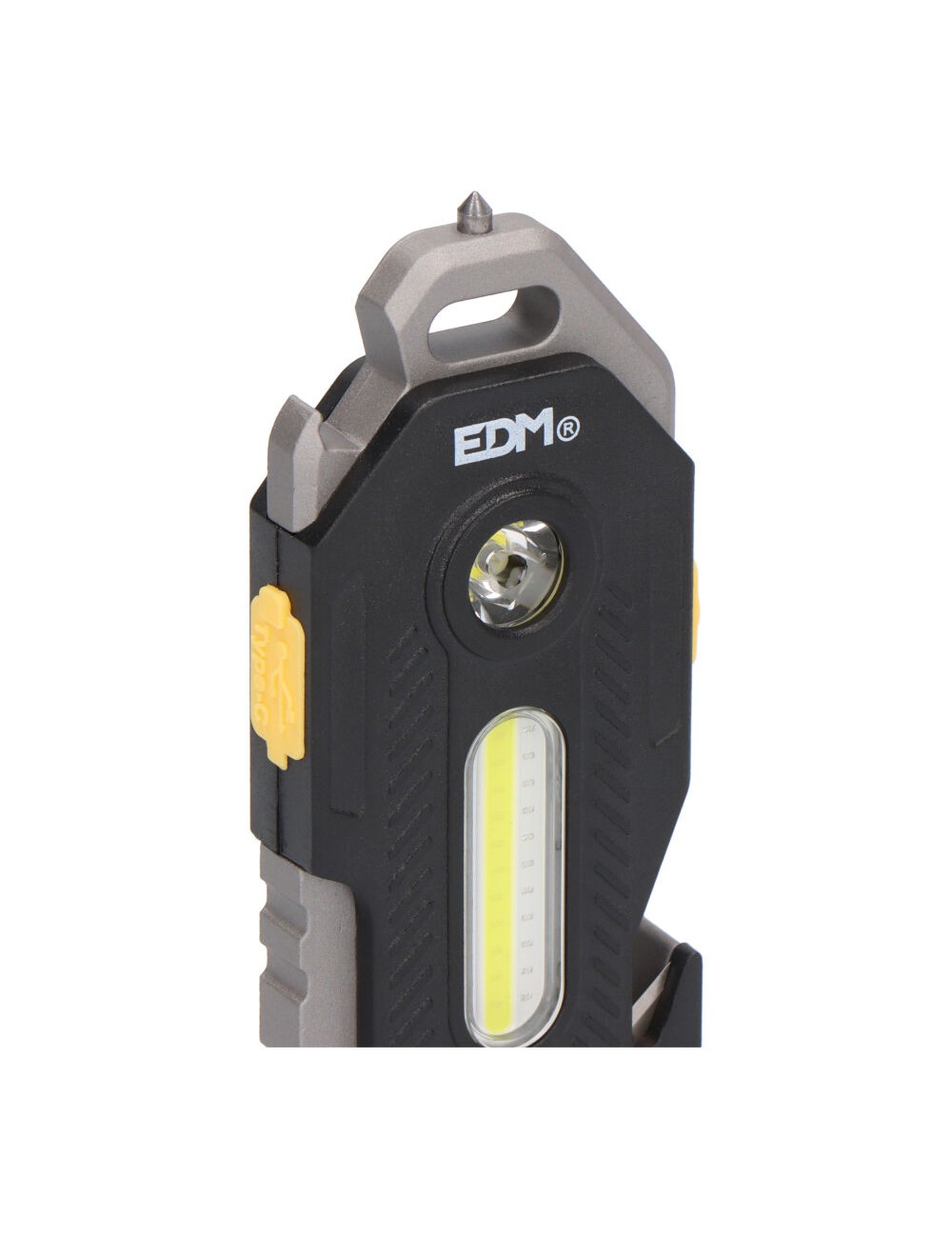 Linterna de seguridad 6 en 1 titan survival, 7+ 2,5w, 400 lm, 2 leds, 300mah
