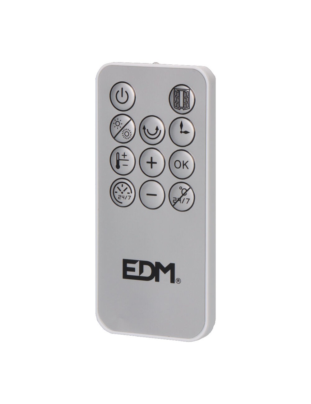 Calefactor split cerámico 1000 - 2000 w, con mando distancia 55,7 x 14,4 x 18,5 cm